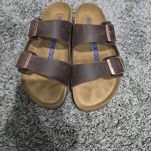 Birkenstock Arizona Soft Footbed Slide Sandal (Women)